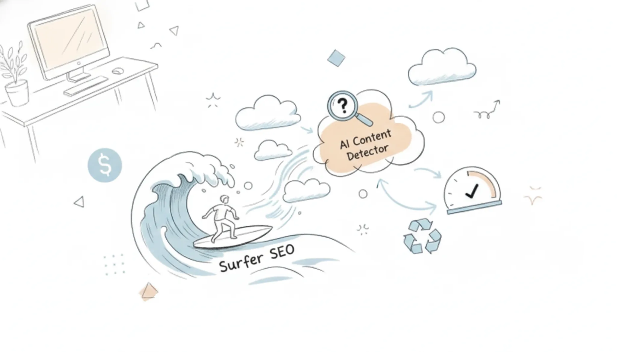 How do you make sense of surfer SEO AI content detector?