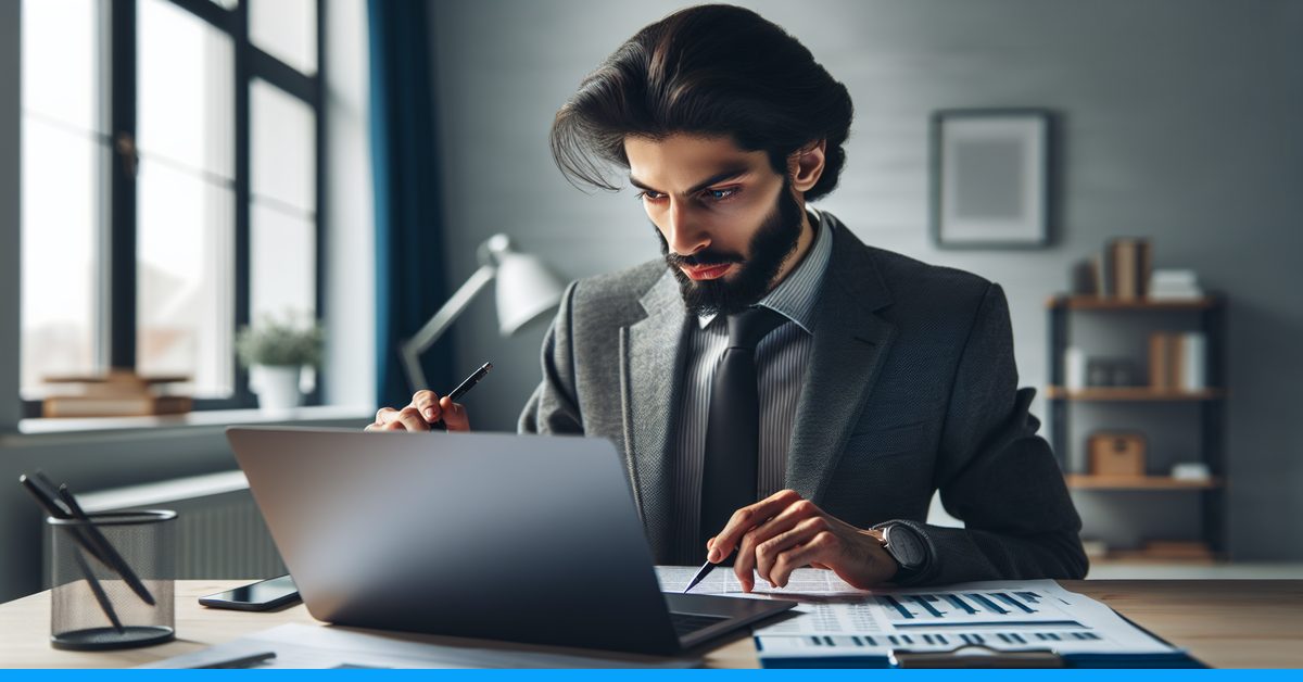 Writer at a desk evaluating and comparing multiple AI writing and paraphrasing tools on a laptop to find the best QuillBot alternative