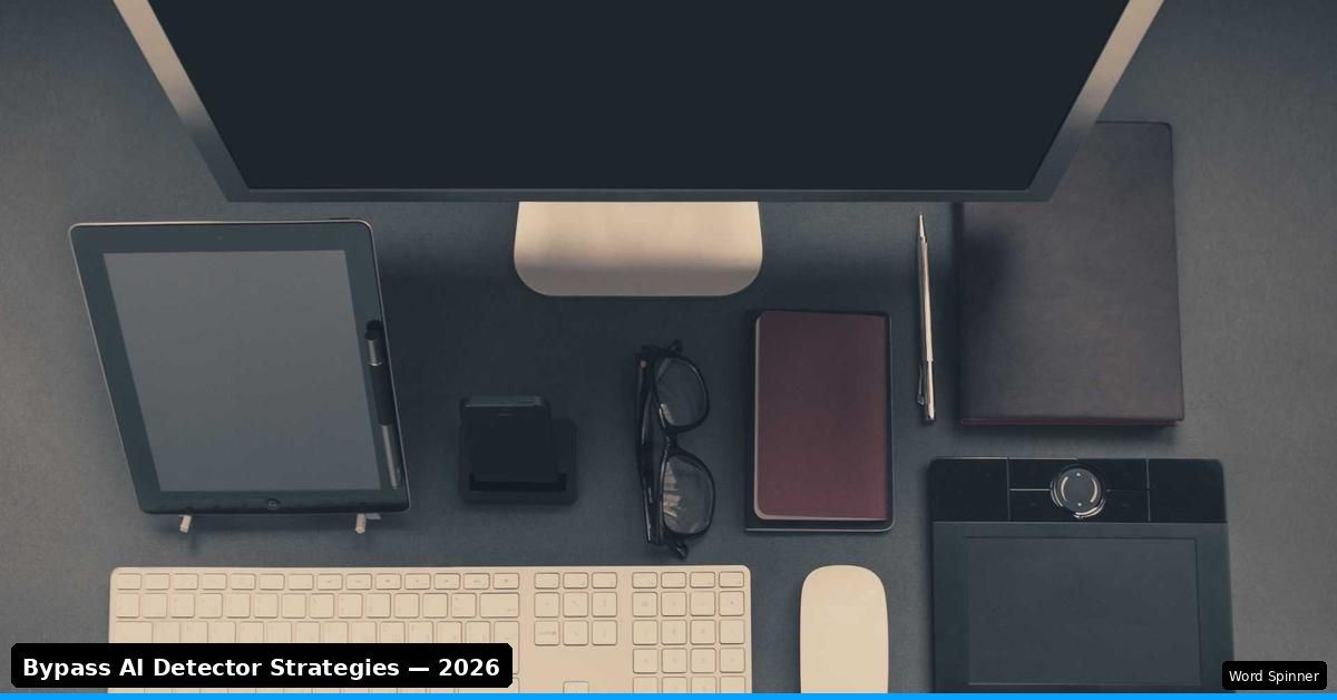 Desktop workspace with tools for bypassing AI detection and creating human-like content