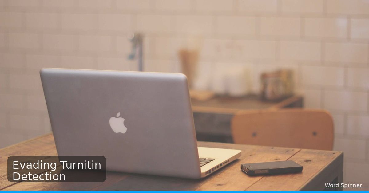 Side-by-side comparison showing shallow word swapping versus sentence-level restructuring for evading Turnitin detection