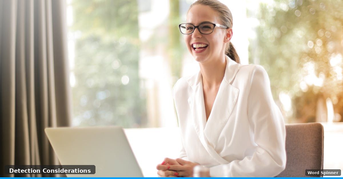 Scribbr AI detection accuracy spectrum showing high detection on formal content and low detection on informal content