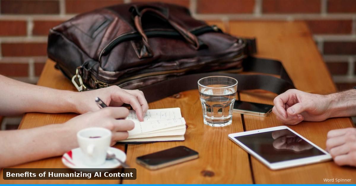 Benefits of humanizing AI-written content online