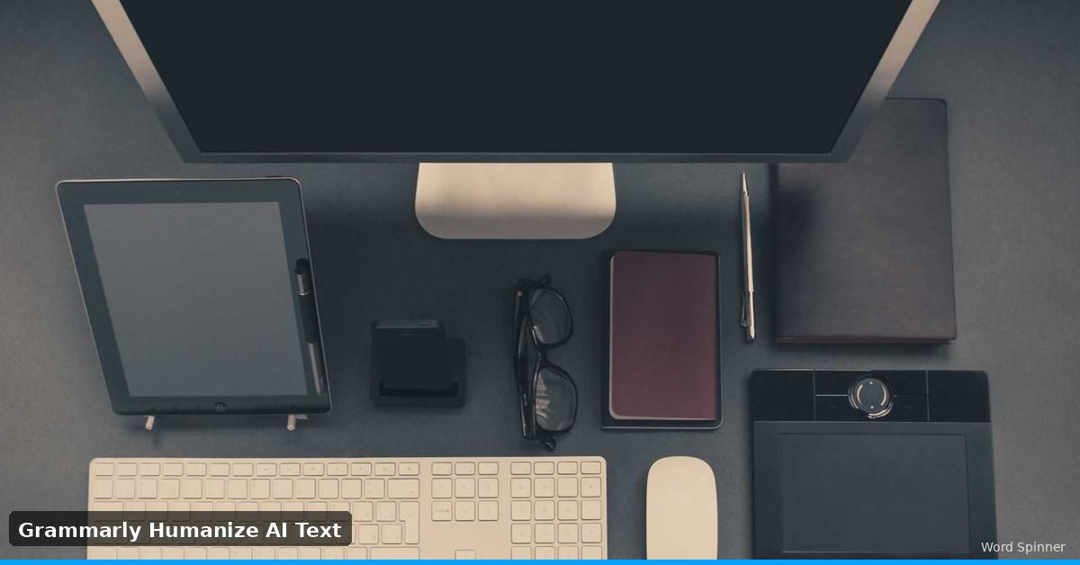 Featured image for Grammarly humanize AI text guide