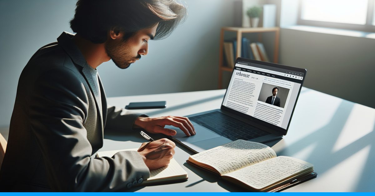 Person evaluating AI humanizer tools on a laptop screen, comparing text transformation outputs side by side