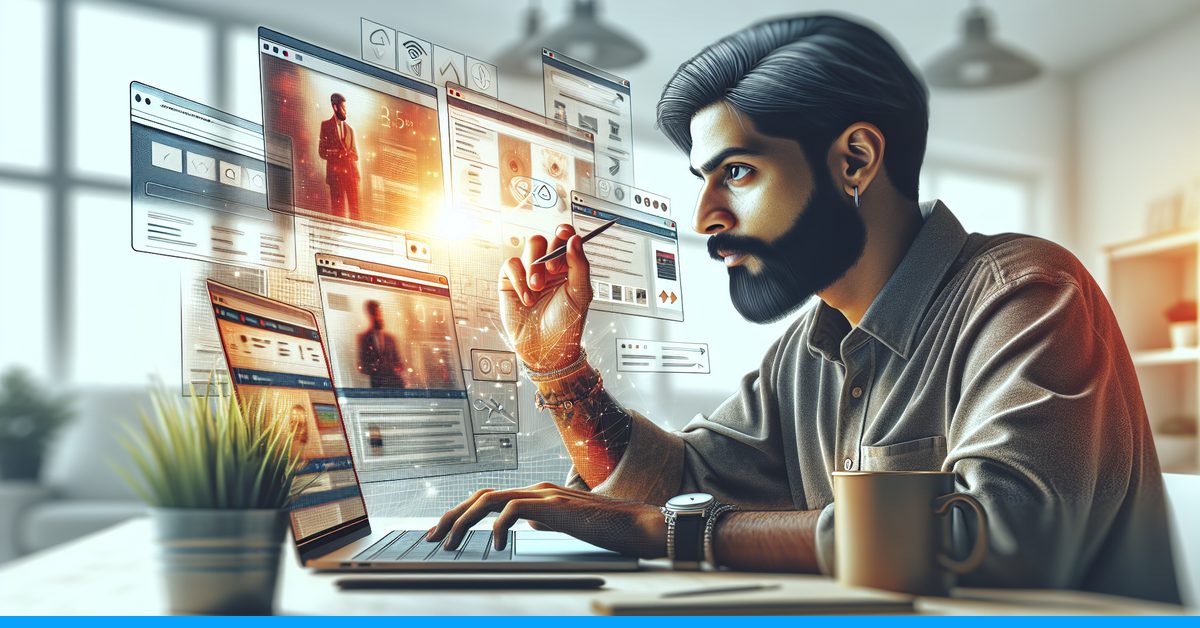 Writer comparing multiple AI detection tools open in browser tabs on a laptop screen to find the most accurate option