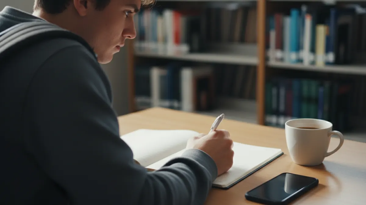 Student writing notes while comparing is zero gpt accurate as turnitin results across class workflows.