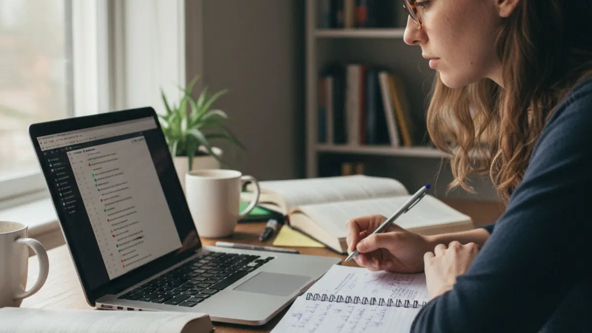 Revision workflow timeline for a student paper after Turnitin AI flag