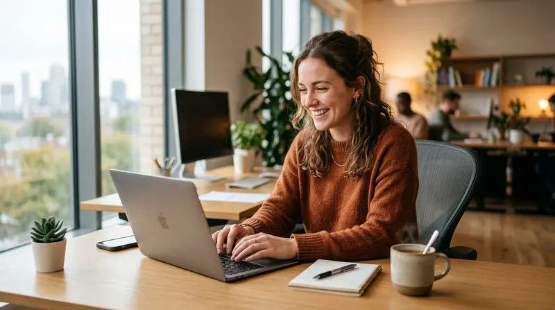 Writer relieved after finding AI detection solution at laptop